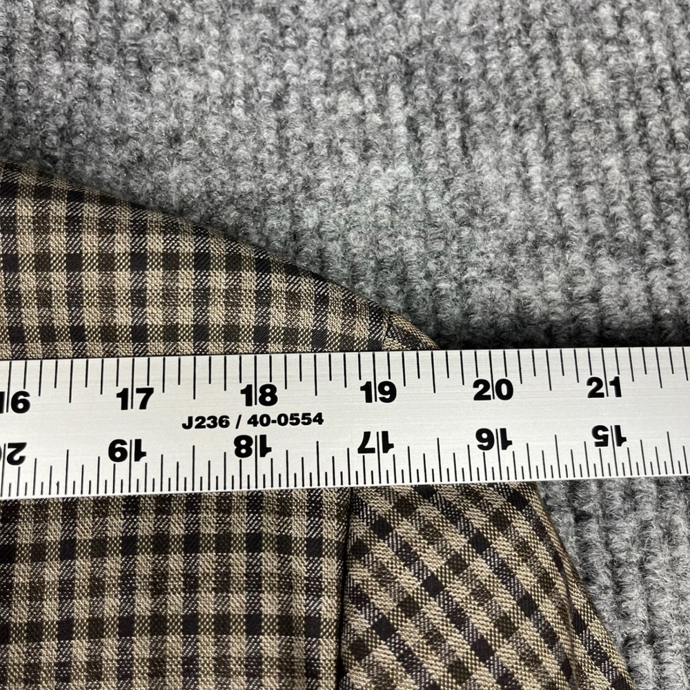 Lauren Ralph Lauren Sport Coat Mens 42R Brown Plaid Blazer Classic Two Button - Picture 9 of 14